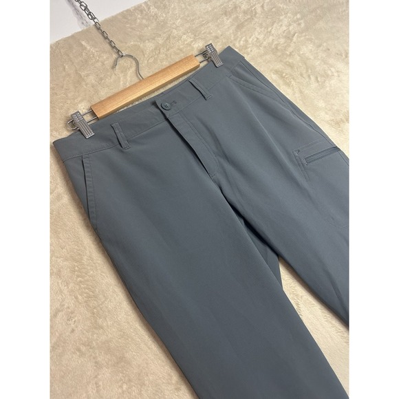 Eddie Bauer Pants - Eddie Bauer Women's 6 Blue Ripstop Crop Capri Pants Cargo Pocket Polyester